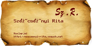 Szécsényi Rita névjegykártya